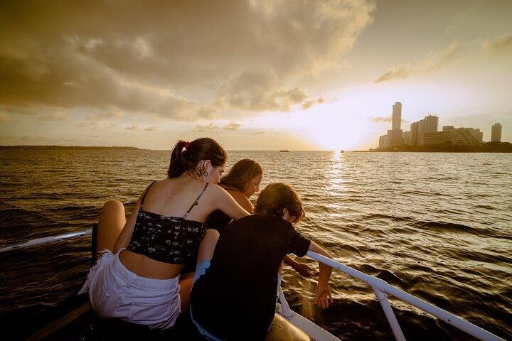 Cartagena Sunset Catamaran Cruise with Open Bar and Music