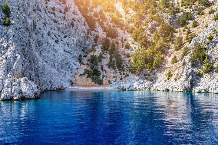 Symi Island Day Trip with Swimming at St George's Bay and Pick Up