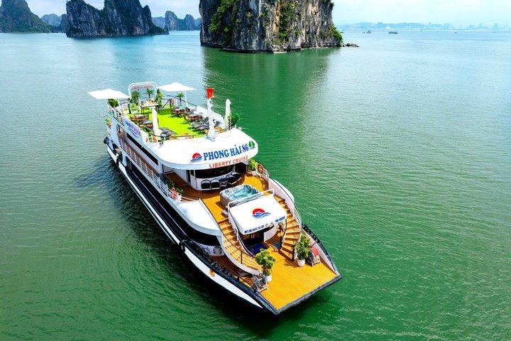 Halong Bay Day Trip Liberty 4 Star Cruise Cave and Kayaking
