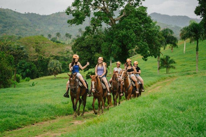 Punta Cana Zipline Adventure with Buggies and Horseback Riding