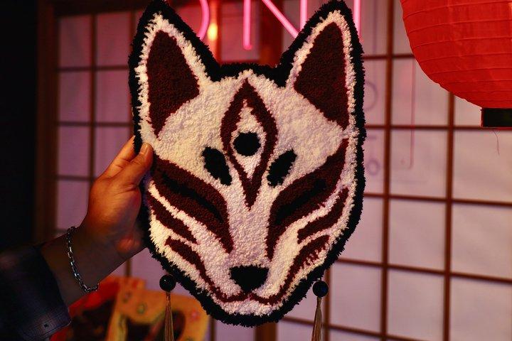 Kyoto:Craft Oni/Kitsune/Daruma rugs in a Tufting Atelier
