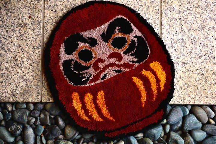 Kyoto:Craft Oni/Kitsune/Daruma rugs in a Tufting Atelier