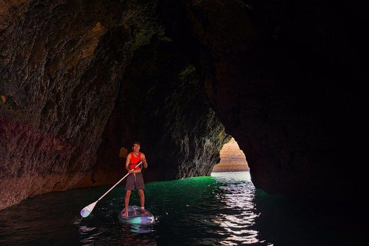 Albufeira: Sea Caves SUP Tour with Free Professional Photos