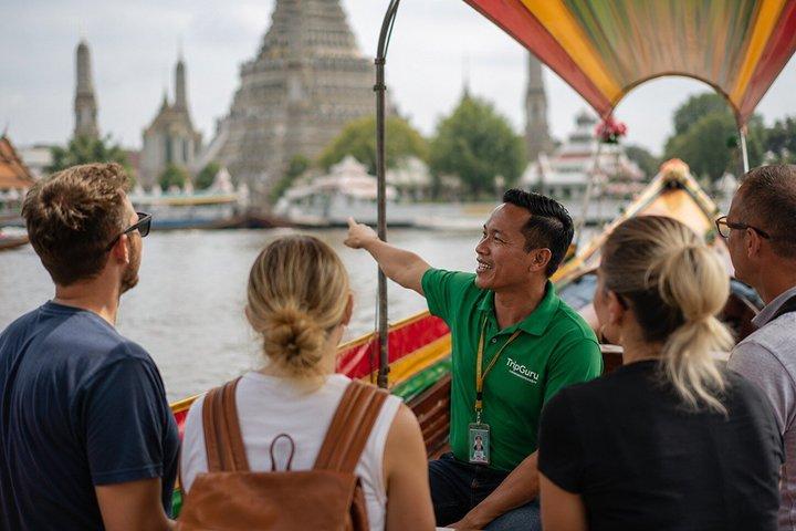 Bangkok: 3-Hour Longtail Boat Canal Tour to Big Buddha & Wat Arun