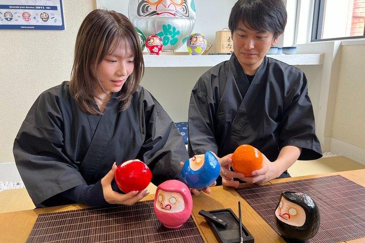 Tokyo: Paint Your Own Daruma - Japanese Good Luck Charm