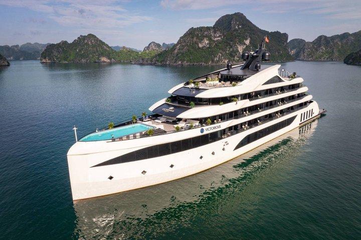 Victorious Cruise Overnight Experience in Halong Bay from Hanoi