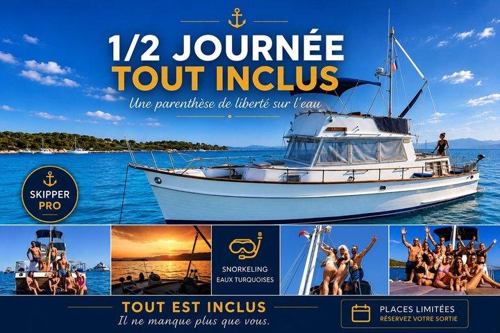 Private boat trip Lerins Islands ,cap d'Antibes,Esterel