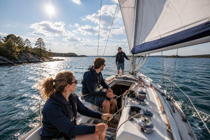 Stockholm Archipelago Sailing Adventure Island Visit and Lunch