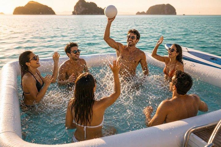 Phuket Luxury Catamaran Phi Phi Maya Bay Maiton with Snorkeling