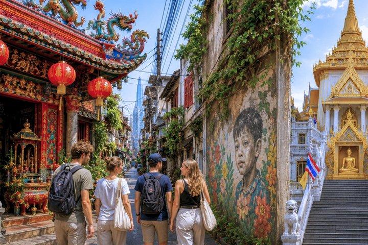 Bangkok Hidden Gems Chinatown Walking Tour with Street Art