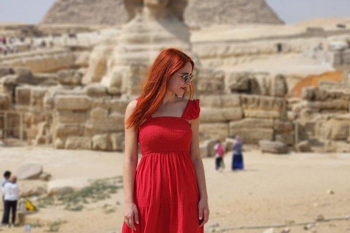 Private Giza Pyramids with Local Lunch (Koshary)