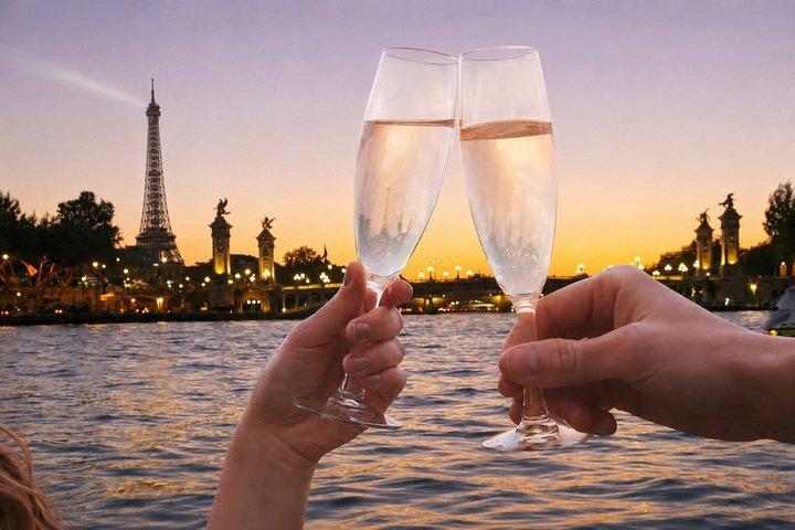 Paris Seine River Sunset & Evening Champagne Cruises