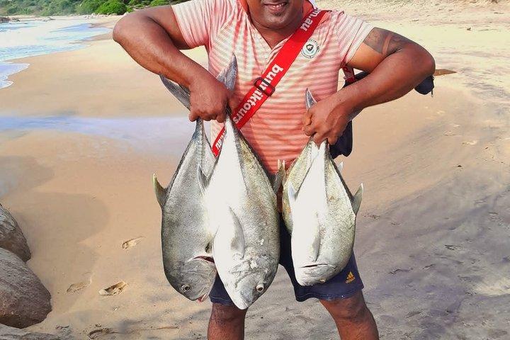 Colombo Beach Fishing with Fishing Rod