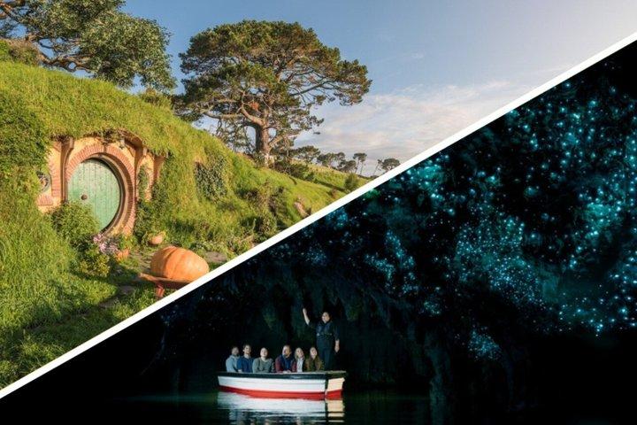 Hobbiton & Waitomo Caves Day Tour with Lunch from Auckland