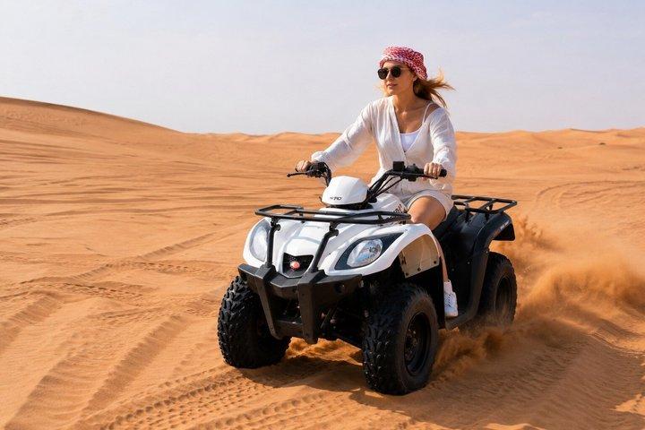 Best Dubai Desert Safari with Buffet Dinner,Sand Boarding & Shows