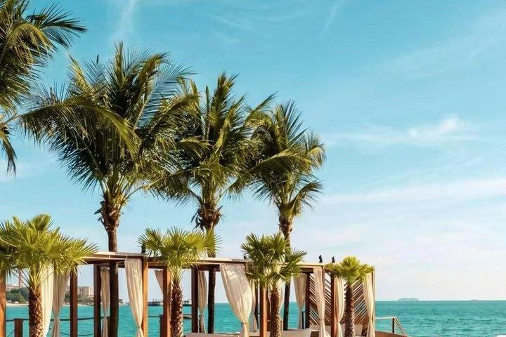 Pattaya SINA Beach Floating Club VIP Seating with Ocean Views