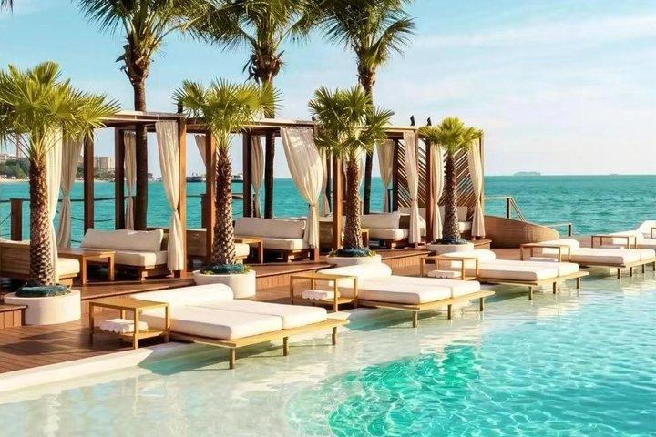 Pattaya SINA Beach Floating Club VIP Seating with Ocean Views