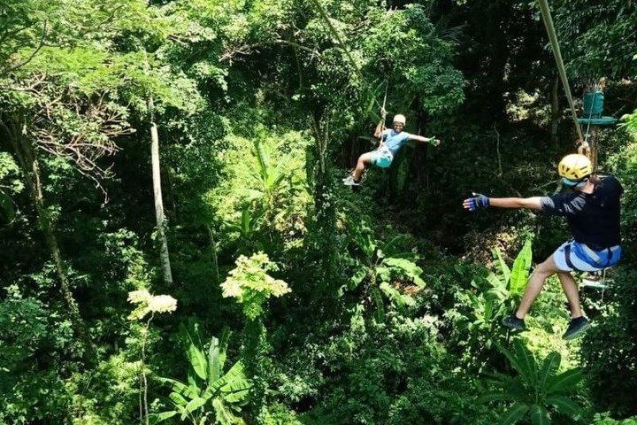 Free Fall Jump and 100m Zipline in Phuket by Jungle Xtrem