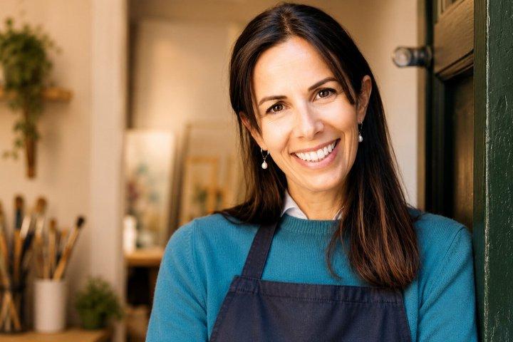 Watercolor Painting Class in Rome with Local Artist