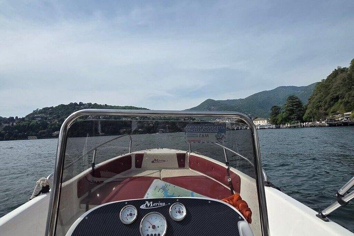 Self Drive Boat Rental License Free in Lake Como