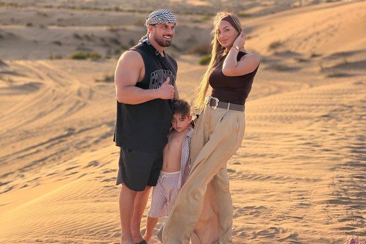 Desert Safari Abu Dhabi with Quad Bike, BBQ Dinner & Camel Ride