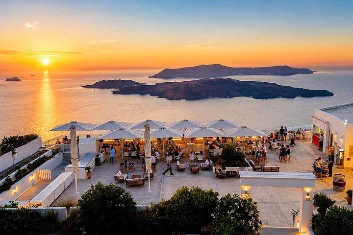 Santorini Private Tour with Sunset Wine Tasting at Santo Wines