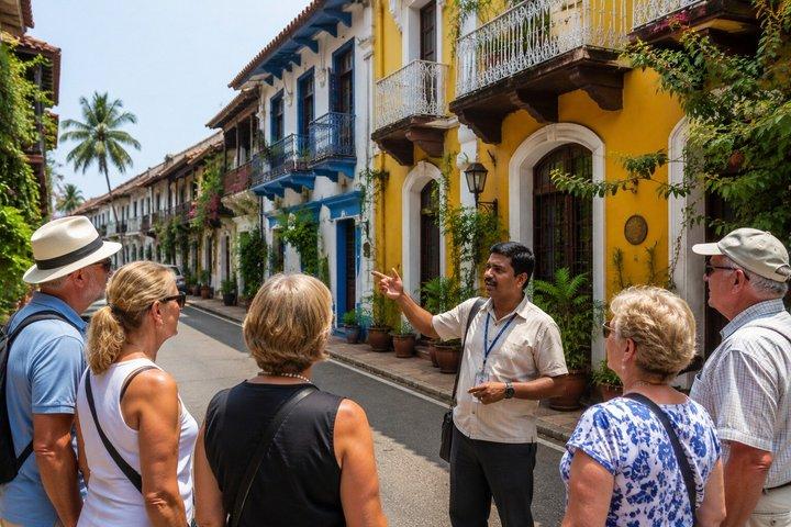 Private Goa Shore Excursion: Old Goa, Fontainhas & Spice Tour