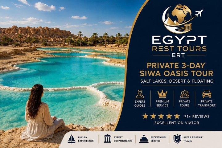 Private 3-Day Siwa Oasis Tour from Cairo | Salt Lakes & Safari