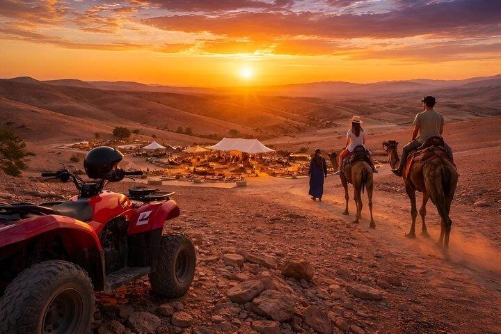 Moroccan Hammam & Agafay Desert Quad, Camel Ride with Dinner Show