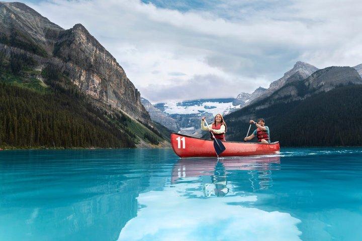 Banff: Lake Louise Canoe Tour & Moraine Lake | Skip-the-Line