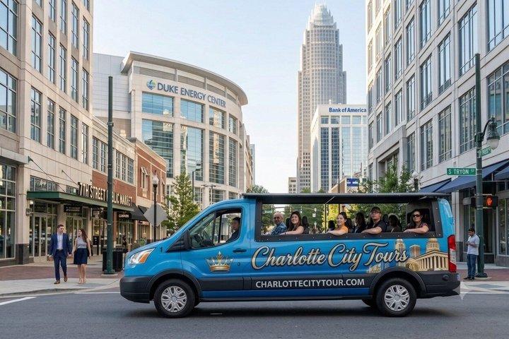 Charlotte Guided Small Group Open-Air Minibus Tour