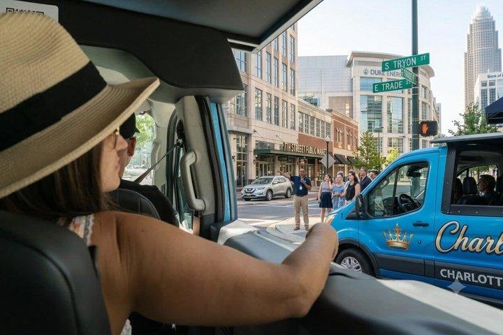 Charlotte Historical Guided Open-Air Small Group Minibus Tour