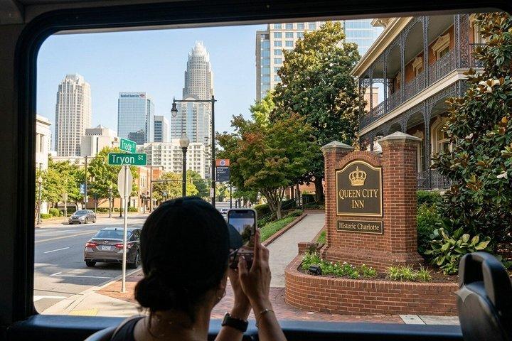 Charlotte Guided Small Group Open-Air Minibus Tour