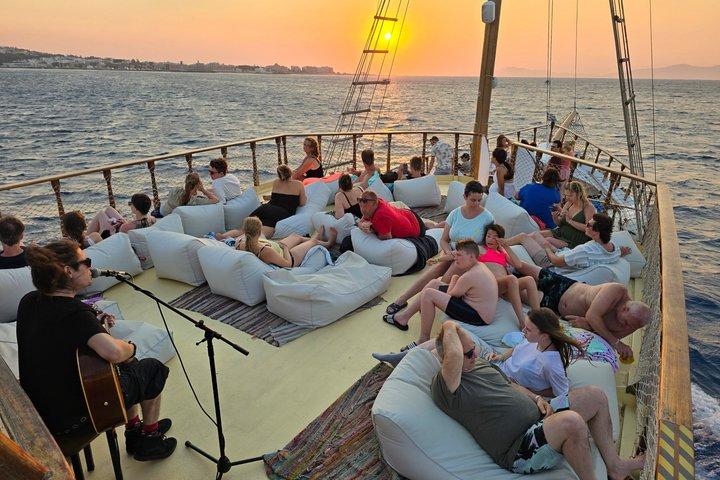 Rhodes Sunset Cruise Swim and Snorkel with Live Music