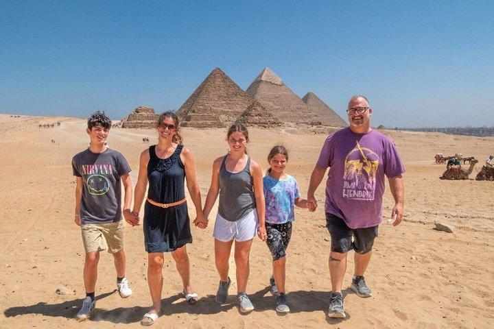 VIP Private Tour Giza Pyramids Sphinx Camel,Inside Pyramid ,Lunch