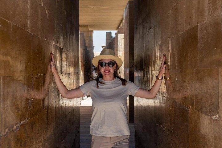 VIP Private Giza Pyramids Saqqara Memphis Tour Camel Ride lunch