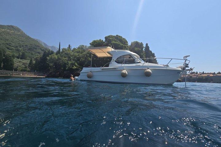Private Boat Tour from Bar: Hidden Beaches, Snorkeling & Fishing