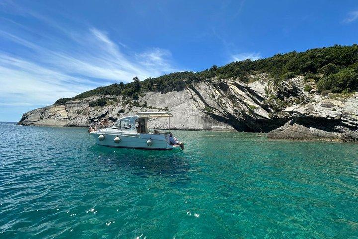 Private Boat Tour from Bar: Hidden Beaches, Snorkeling & Fishing