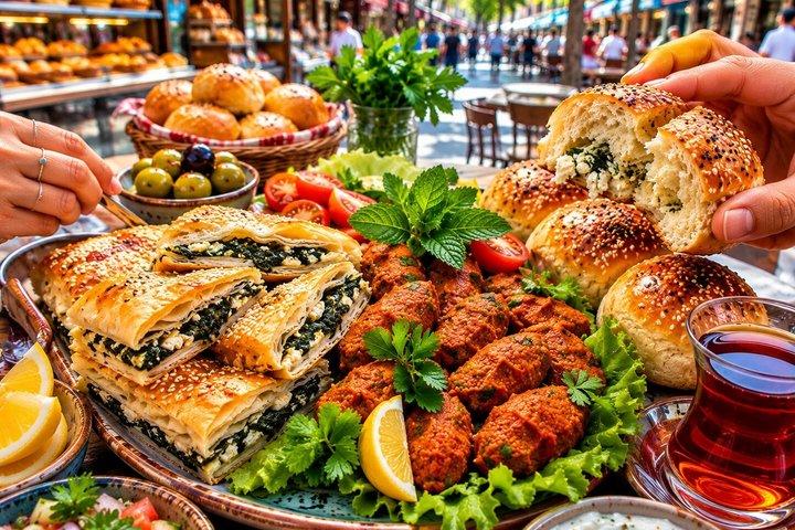 Vegetarian Kadıköy Street Food Crawl: Simit & Mezze Feast