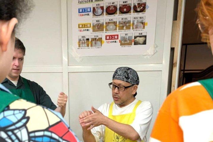 Authentic Tokyo Soba Making Experience with a Soba Chef