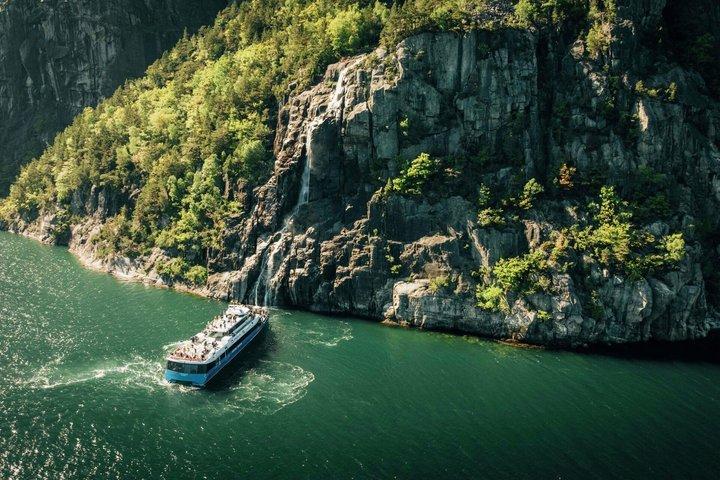 Electric Fjord Cruise to Lysefjord & Preikestolen