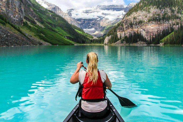 Banff: Lake Louise Canoe Tour & Moraine Lake | Skip-the-Line