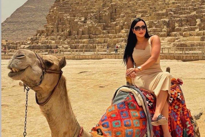 ViP Private Tour Giza Pyramids,camel ride , inside 3rd Pyramid