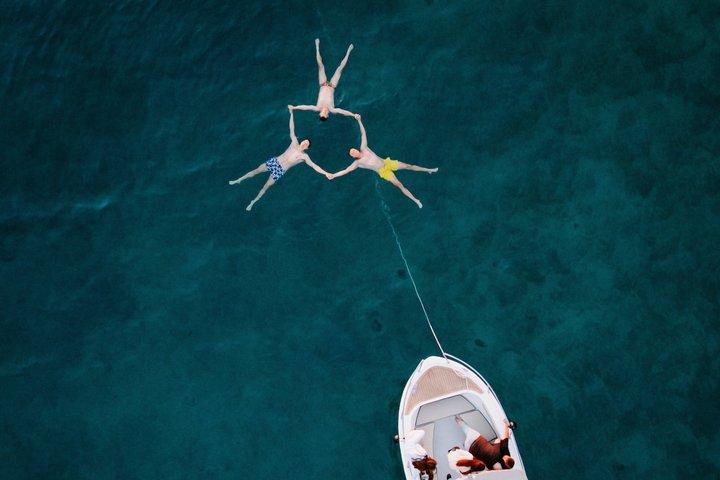 Zadar Boat Tours: 4 stops Island Experience or 2 Hour Sunset Swim