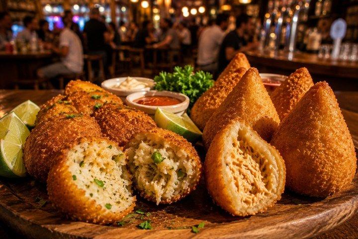 Lapa Evening Street Food and Caipirinha Tour in Rio