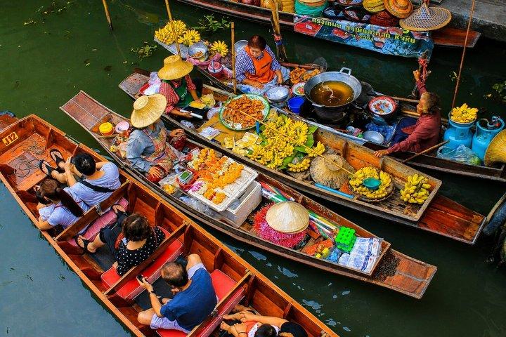 Maeklong Railway, Floating Market&Ayutthaya Day Trip from Bangkok