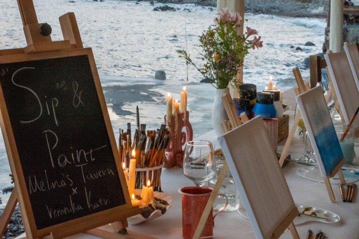 Sip & Paint by the Sea experience