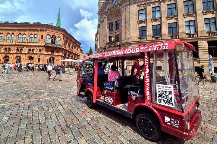 Old Riga E-Bus Tour with Audio Guide, 45 min