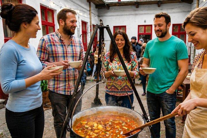Budapest Goulash Cooking Experience at an Iconic Ruin Bar