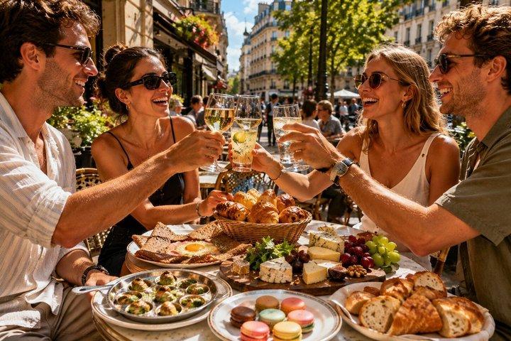 Le Marais Paris Food Tour with Croissants & Escargot (Full Meal)